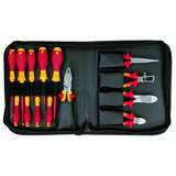 Insulated Pliers and Screwdriver Set in Zipper Case, 14 Piece redirect to product page
